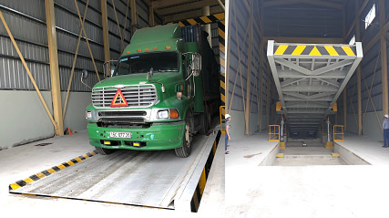 Ban nang xe container thuy luc 100Tan SunJin Hanam