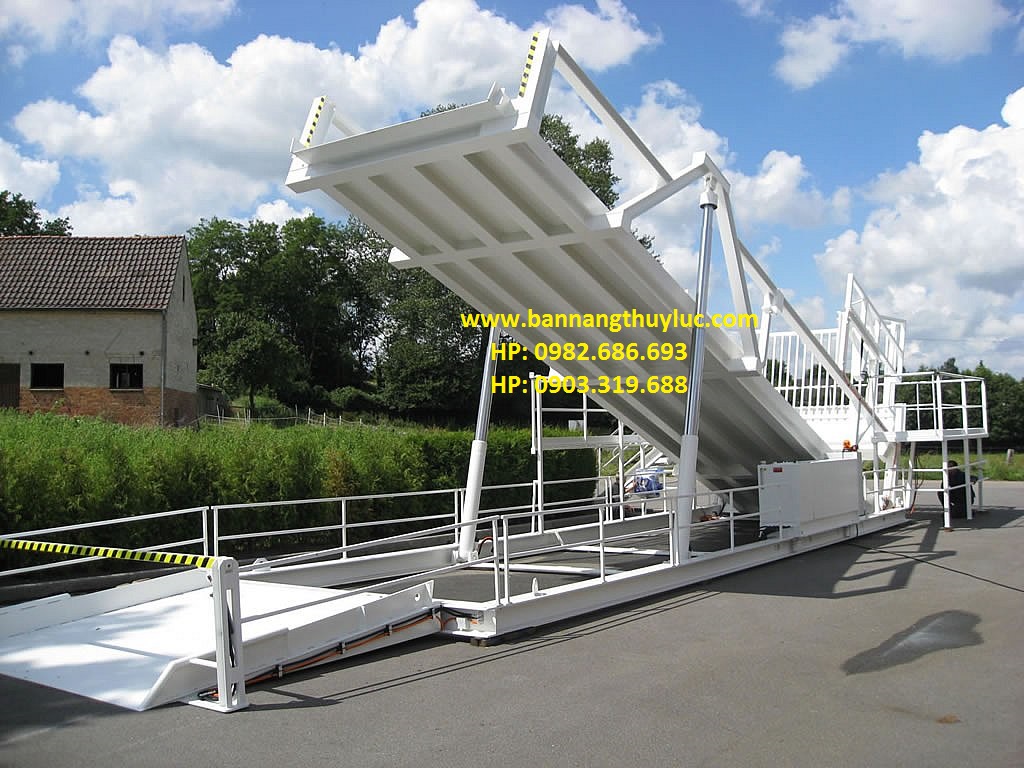 Bàn nâng thủy lực chuyên dụng cho nhà máy Bia